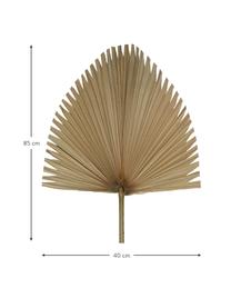 Flor artificial Palmenblatt, Poliéster, Beige, An 40 x Al 85 cm