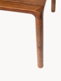 Tavolo in legno di frassino Storm, varie misure, Legno di frassino, laccato marrone scuro, Larg. 220 x Prof. 90 cm
