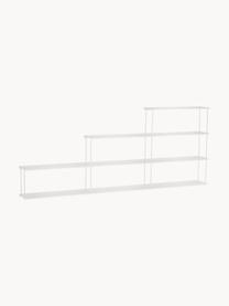 Étagère murale Stairny, Acier, revêtement par poudre, Blanc, larg. 120 x haut. 48 cm