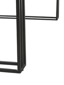 Mesa de comedor de madera maciza Grant, Tablero: madera de mango maciza ce, Estructura: metal con pintura en polv, Negro, An 180 x Al 90 cm