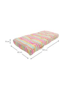 Grand coussin de sol multicolore Cancun, Multicolore