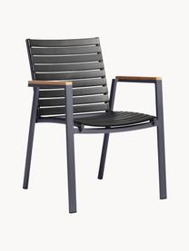 Zahradní židle s područkami Mood Extreme, Černá, Š 57 cm, H 62 cm