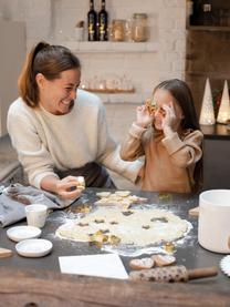 Koekjesvormen Star, set van 3, Gecoat metaal, Goudkleurig, Set met verschillende formaten