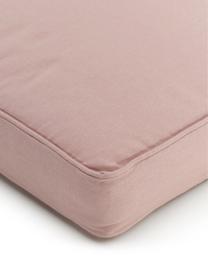Hoog katoenen stoelkussen Zoey in roze, Roze, B 40 x L 40 cm