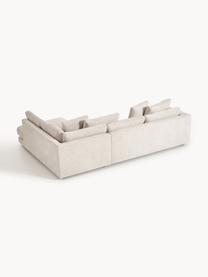 Ecksofa Tribeca, Bezug: 100 % Polyester Der strap, Gestell: Buchenholz, Kiefernholz, , Webstoff Hellbeige, B 274 x T 192 cm, Eckteil rechts