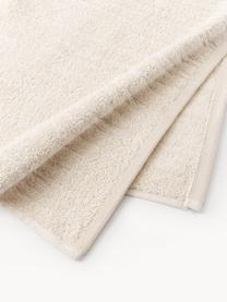 Baumwoll-Handtuch Audrina, in verschiedenen Größen, Hellbeige, Handtuch, B 50 x L 100 cm, 2 Stück