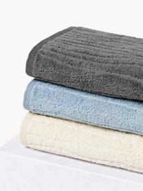 Asciugamano in cotone in varie misure Audrina, Beige chiaro, Asciugamano, Larg. 50 x Lung. 100 cm, 2 pz