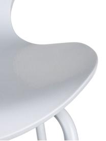 Silla Stapler, Asiento: plástico, Patas: metal, Blanco, An 47 x Al 83 cm