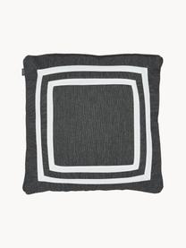 Housse de coussin 45x45 Arte, 100 % polyester, Noir, blanc, larg. 45 x long. 45 cm