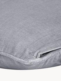 Housse de coussin en velours Dana, 100 % coton

Le matériau est certifié STANDARD 100 OEKO-TEX®, 21.HCN.84376, Hohenstein, Gris, larg. 30 x long. 50 cm