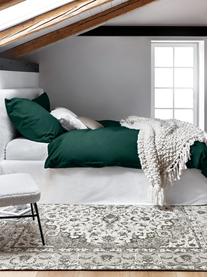 Flanelová posteľná bielizeň Biba, Zelená, 135 x 200 cm + 1 vankúš 80 x 80