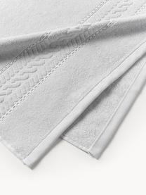 Lot de serviettes de bains Cordelia, 3 élém., 100 % coton

Grammage léger 420 g/m²

Le matériau est certifié STANDARD 100 OEKO-TEX®, 8135CIT, CITEVE, Gris clair, Lot de différentes tailles (serviette invité, serviette de toilette et drap de b