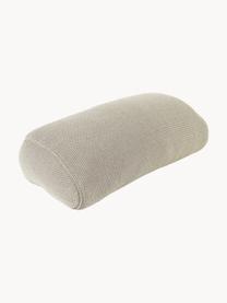 Cuscino da esterno fatto a mano Pillow, Rivestimento: 70% PAN + 30% PES, imperm, Beige chiaro, Larg. 50 x Lung. 30 cm