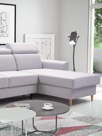 Sofa narożna z funkcją spania i miejscem do przechowywania Gusto (4-osobowa), Tapicerka: 100% poliester, Jasny szary, S 235 x G 170 cm