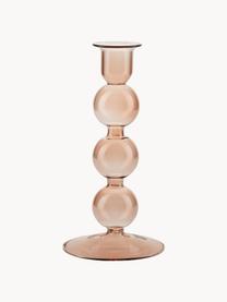 Candelabro in vetro Bubble, Vetro, Beige, Ø 8 x Alt. 20 cm