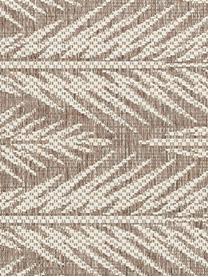 Design In- & Outdoor-Teppich Pella mit grafischem Muster, 100% Polypropylen, Taupe, Beige, B 140 x L 200 cm (Grösse S)