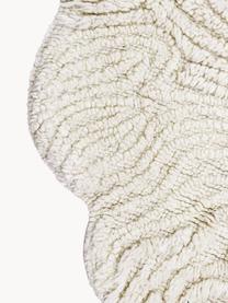 Handgewebter Kinderteppich Sheep aus Wolle, waschbar, Flor: 100 % Wolle, Off White, B 120 x L 170 cm (Größe S)