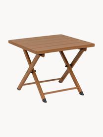 Table de jardin pliante Taylor, Acier, revêtement par poudre, Nougat, larg. 44 x prof. 44 cm