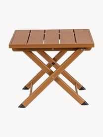 Inklapbare tuintafel Taylor, Staal, gepoedercoat, Nougatkleurig, B 44 x D 44 cm