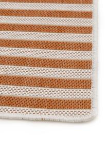 Tapis d'extérieur orange Nillo, Orange, crème