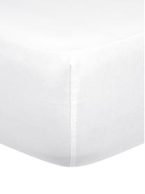 Drap-housse en flanelle Erica, Blanc