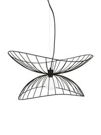 Lampada a sospensione di design Ray, Paralume: metallo rivestito, Baldacchino: metallo, Nero, Ø 45 x Alt. 24 cm