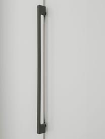 Drehtürenschrank Monaco, 2-türig, Korpus: Holzwerkstoff, foliert, Griffe: Metall, beschichtet, Hellbeige, B 99 x H 216 cm