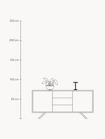 Lampa stołowa LED z funkcją przyciemniania Gustave, Aluminium powlekane, Brązowy, błyszczący, Ø 16 x W 21 cm