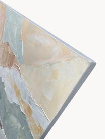 Handbeschilderde canvasdoek Nubi Pastello, Meerkleurig, B 150 x H 120 cm