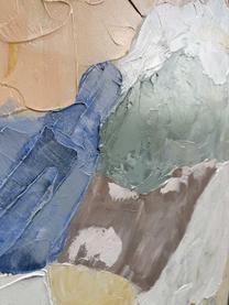 Tela dipinta a mano Nubi Pastello, Multicolore, Larg. 150 x Alt. 120 cm