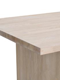 Mesa de comedor de madera de roble Emmett, 240 x 95 cm, Madera de roble maciza aceitada con certificado FSC, Madera de roble clara, An 240 x F 95 cm