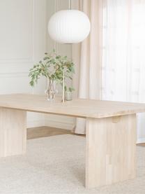 Eettafel Emmett van eikenhout, 240 x 95 cm, Massief eikenhout, geolied, FSC-gecertificeerd, Licht eikenhout, B 240 x D 95 cm