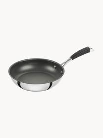 Edelstalen braadpan Poletto met anti-aanbaklaag, Zwart, zilverkleurig, Ø 20 x H 5 cm