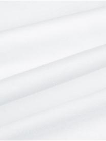 Gewaschener Baumwoll-Kissenbezug Florence mit Rüschen, Webart: Perkal Fadendichte 180 TC, Weiss, B 65 x L 100 cm