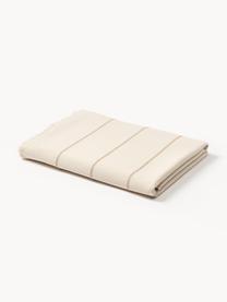 Fouta con flecos Elana, Blanco crema, beige, An 100 x L 180 cm