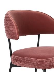 Chaise velours rembourré The Winner Takes It All, Rose vif