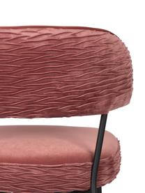 Chaise velours rembourré The Winner Takes It All, Rose vif