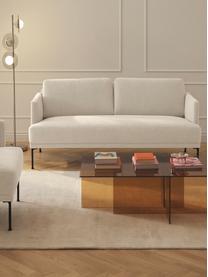 Sofa Fluente (2-Sitzer), Bezug: 100 % Polyester Der strap, Gestell: Massives Kiefernholz, Bir, Webstoff Off White, B 166 x T 85 cm