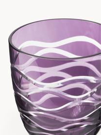 Verres à vin Cobalt, 6 élém., Verre, Bleu, lilas, transparent, haut. 17 cm