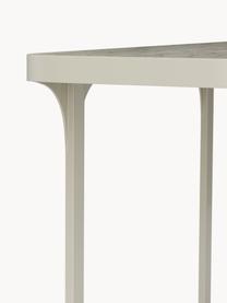 Console aspect travertin Bella, Aspect travertin beige clair, larg. 105 x haut. 75 cm