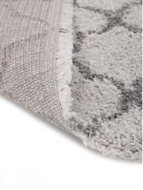 Tapis épais crème-gris Grace, Blanc crème, gris, imprimé, larg. 120 x long. 170 cm (taille S)