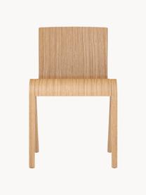 Židle z dubového dřeva Ready Dinning, Světlé dubové dřevo, Š 47 cm, H 50 cm