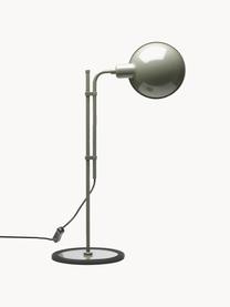 Grande lampe de bureau orientable Funiculí, Grège, haute brillance, larg. 20 x prof. 36 cm