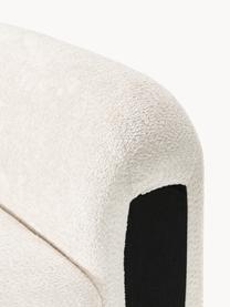 Mittelmodul Wolke aus Teddy-Bouclé, Bezug: Teddy-Bouclé (100 % Polye, Füße: Kunststoff Dieses Produkt, Teddy-Bouclé Off White, B 87 x T 118 cm
