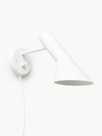 Wandlamp AJ met stekker, Lamp: gecoat staal, Wit, Ø 32 x H 18 cm