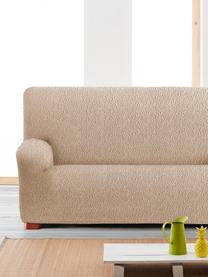 Copertura divano Roc, 55% poliestere, 35% cotone, 10% elastomero, Beige, Larg. 200 x Alt. 120 cm