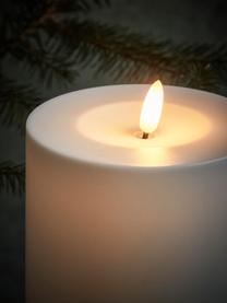 Candela a LED House, alt. 35 cm, Plastica, Bianco, Ø 10  x Alt 35 cm