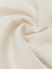 Federa arredo in cotone con motivo in rilievo Ilari, 100% cotone, Color crema, Larg. 45 x Lung. 45 cm