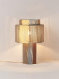 Stolní lampa z lněných nití Lace, Přírodní vlákno, Více barev, Ø 25 cm, V 38 cm