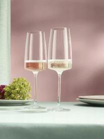 Flûtes à champagne en cristal Vivid Senses, 2 pièces, Verre cristal Tritan, Transparent, Ø 7 x haut. 24 cm, 380 ml